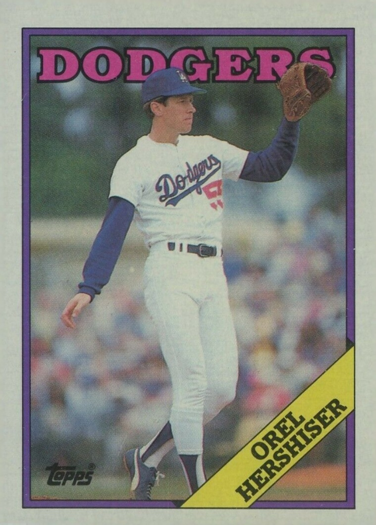1988 Topps Orel Hershiser #40 Baseball Card