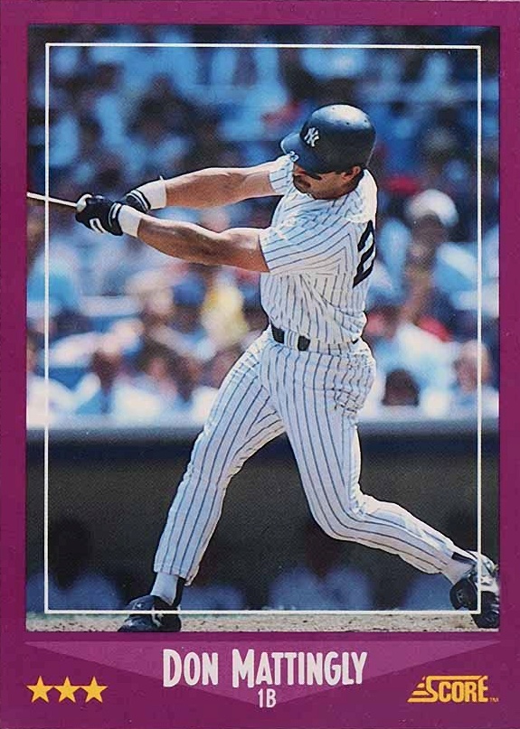 1988 Score Don Mattingly #1 Baseball Card