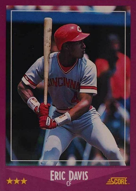 1988 Score Eric Davis #10 Baseball Card