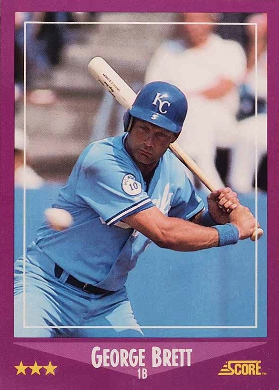 1988 Score George Brett #11 Baseball Card