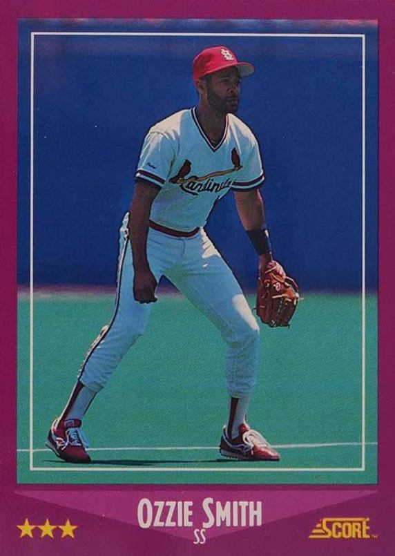 1988 Score Ozzie Smith #12 Baseball Card