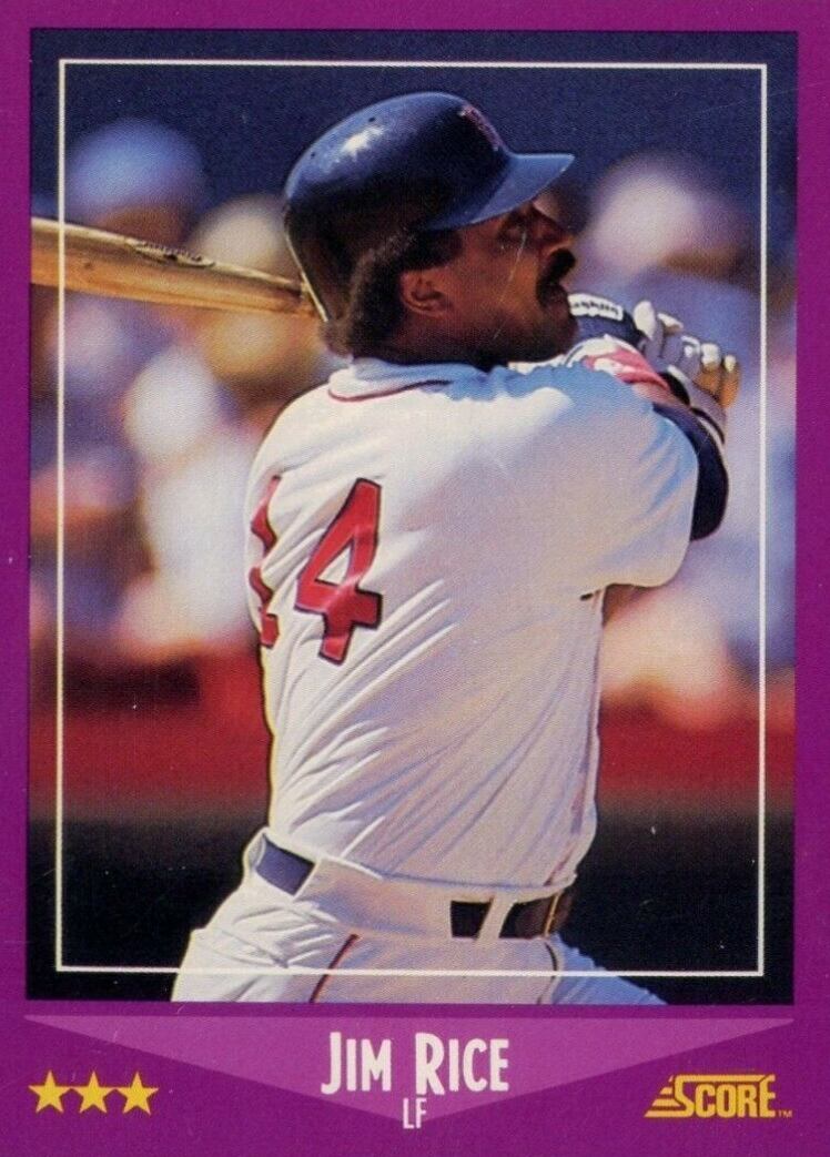 1988 Score Jim Rice #14 Baseball Card