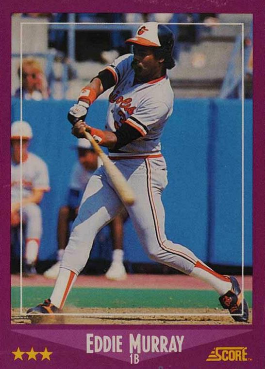 1988 Score Eddie Murray #18 Baseball Card