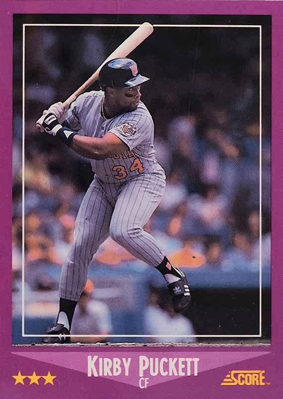 1988 Score Kirby Puckett #24 Baseball Card