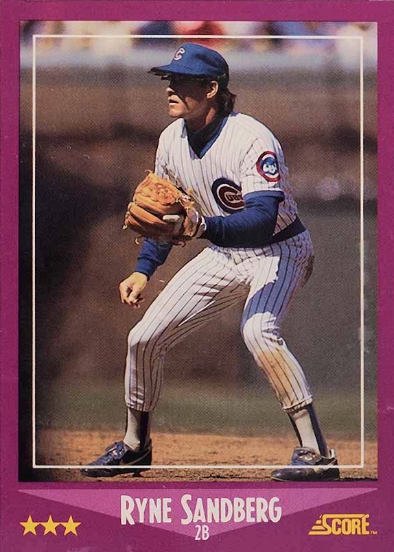 1988 Score Ryne Sandberg #26 Baseball Card