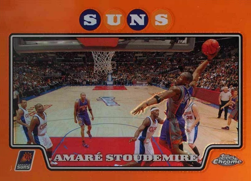 2008 Topps Chrome Amar'e Stoudemire #91 Basketball Card