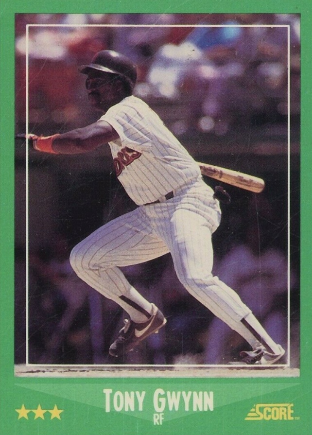 1988 Score Tony Gwynn #385 Baseball Card