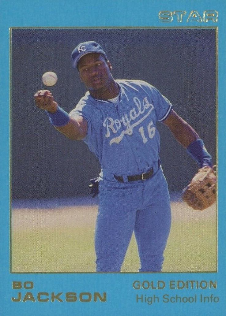 1988 Star Gold Edition Bo Jackson #84 Baseball Card