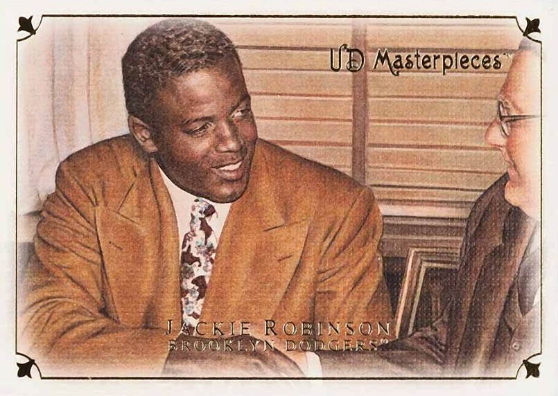 2007 Upper Deck Masterpieces Jackie Robinson #24 Baseball Card