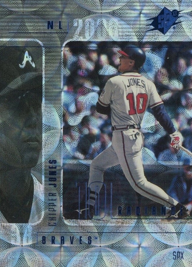 2000 SPx Chipper Jones #11 Baseball Card