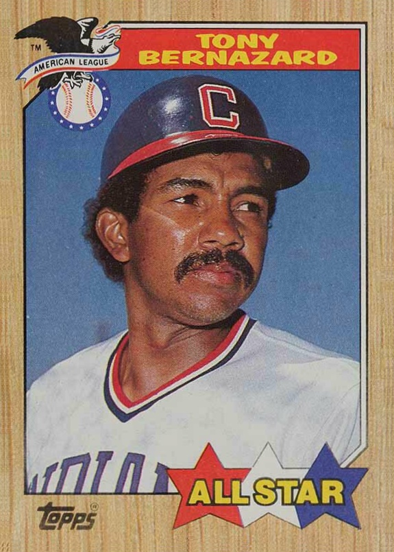 1987 Topps Tony Bernazard #607 Baseball Card