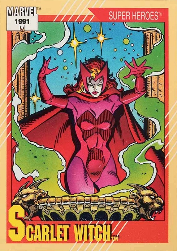1991 Marvel Universe Scarlet Witch #26 Non-Sports Card