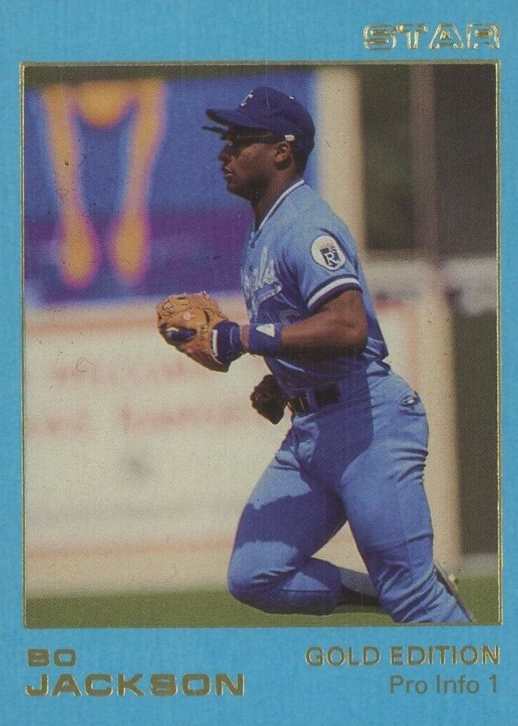 1988 Star Gold Edition Bo Jackson #87 Baseball Card