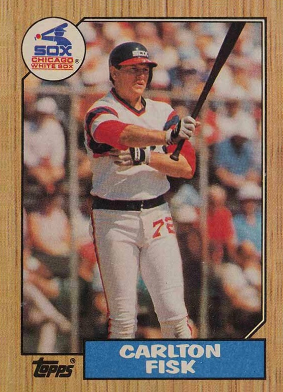 1987 Topps Carlton Fisk #756 Baseball Card