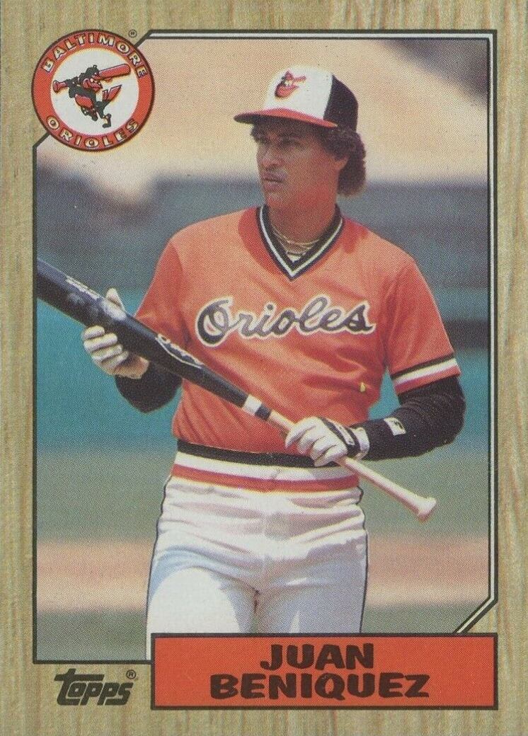 1987 Topps Juan Beniquez #688 Baseball Card
