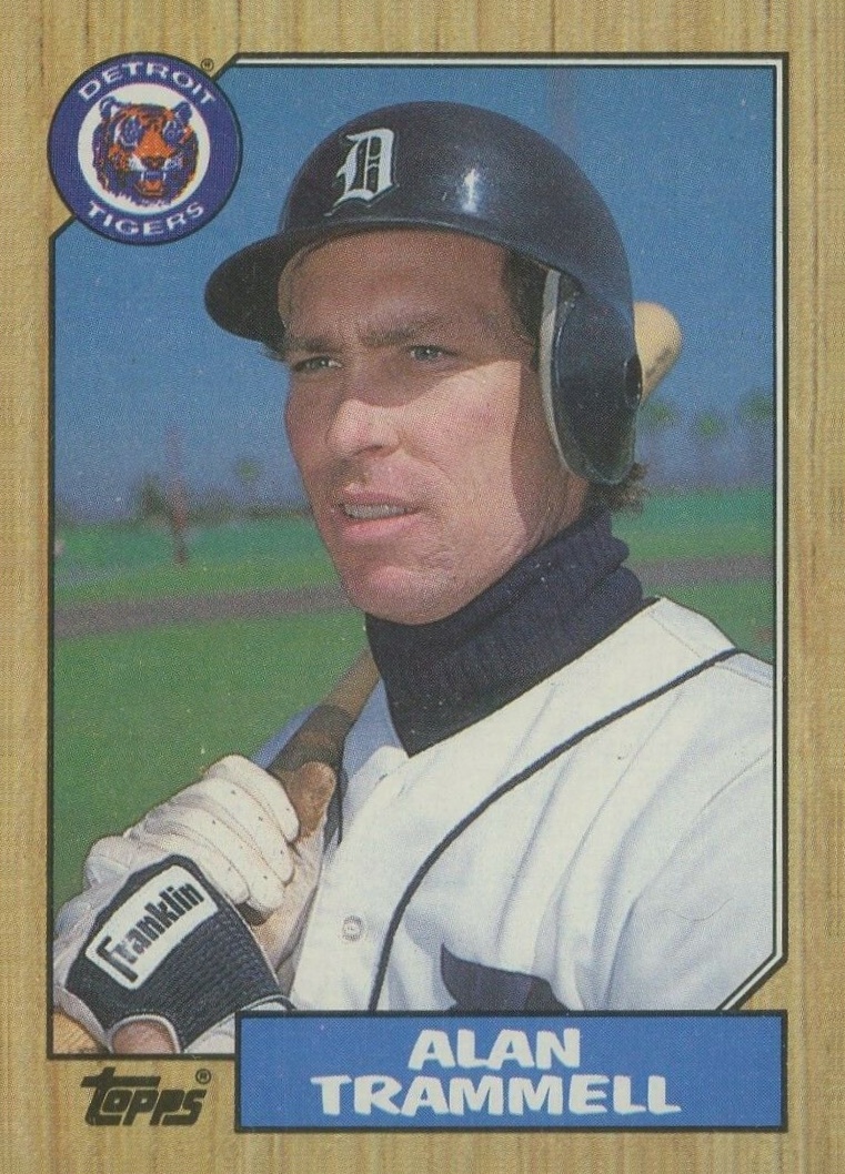1987 Topps Alan Trammell #687 Baseball Card