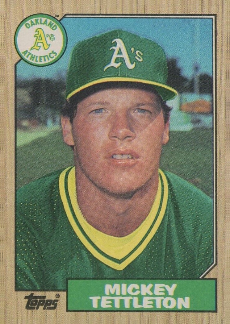 1987 Topps Mickey Tettleton #649 Baseball Card