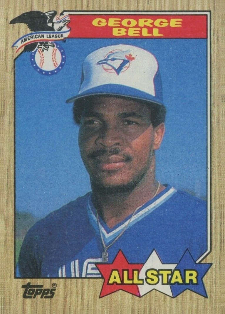 1987 Topps George Bell #612 Baseball Card