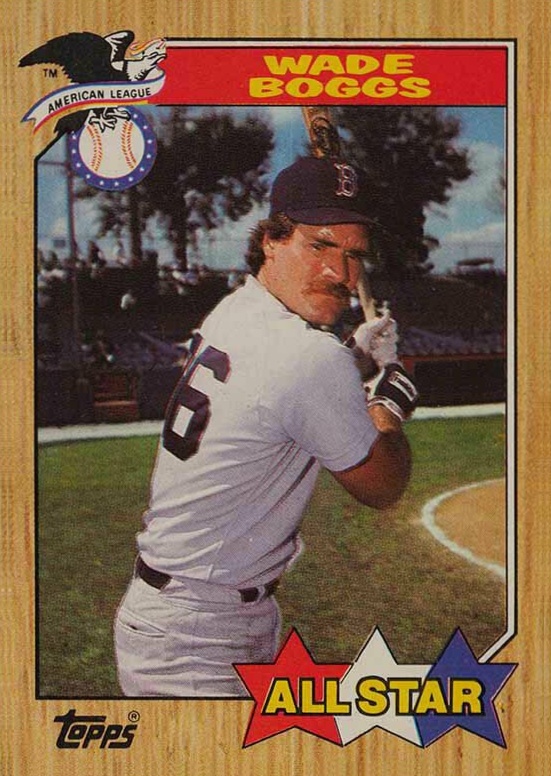 1987 Topps Wade Boggs #608 Baseball Card