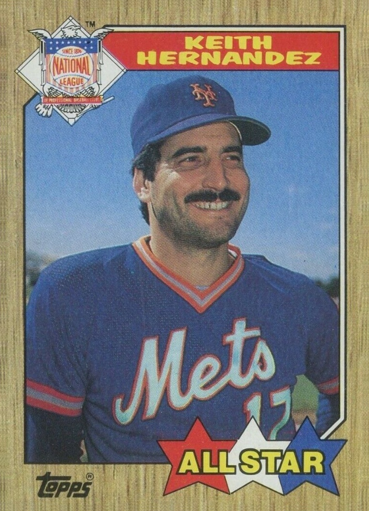 1987 Topps Keith Hernandez #595 Baseball Card