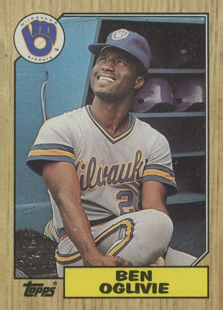 1987 Topps Ben Oglivie #586 Baseball Card