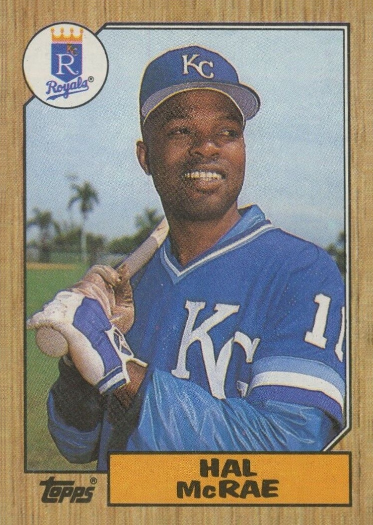 1987 Topps Hal McRae #573 Baseball Card