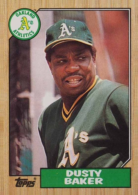 1987 Topps Dusty Baker #565 Baseball Card