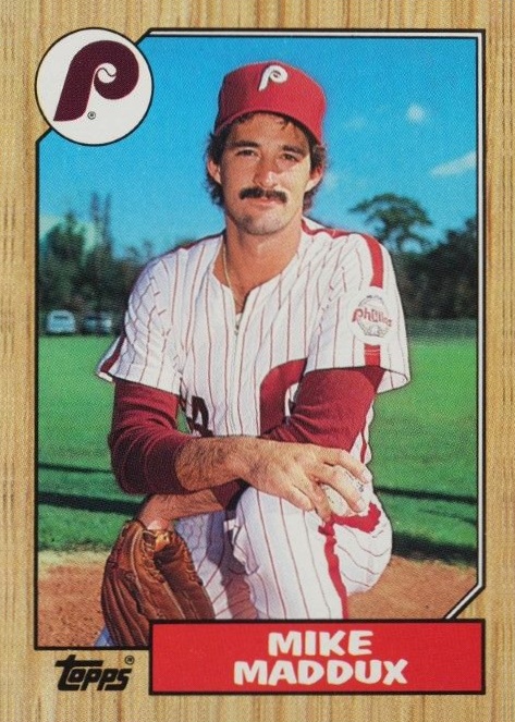1987 Topps Mike Maddux #553 Baseball Card