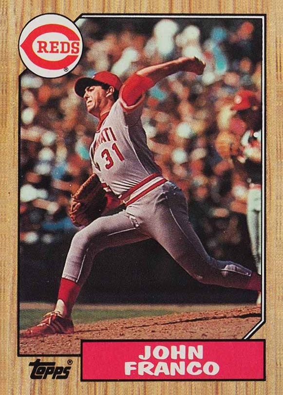 1987 Topps John Franco #305 Baseball Card
