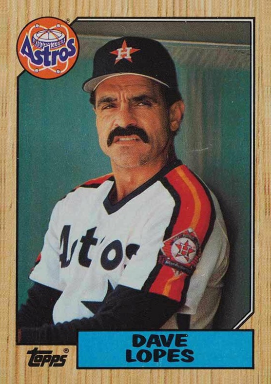 1987 Topps Dave Lopes #445 Baseball Card