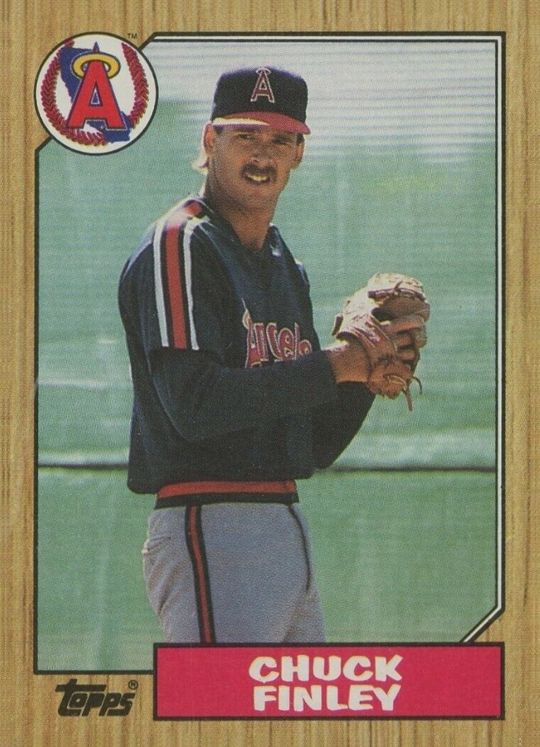 1987 Topps Chuck Finley #446 Baseball Card