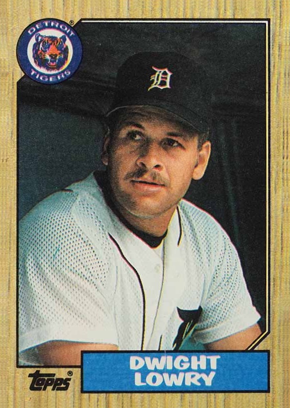 1987 Topps Dwight Lowry #483 Baseball Card