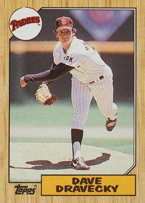 1987 Topps Dave Dravecky #470 Baseball Card