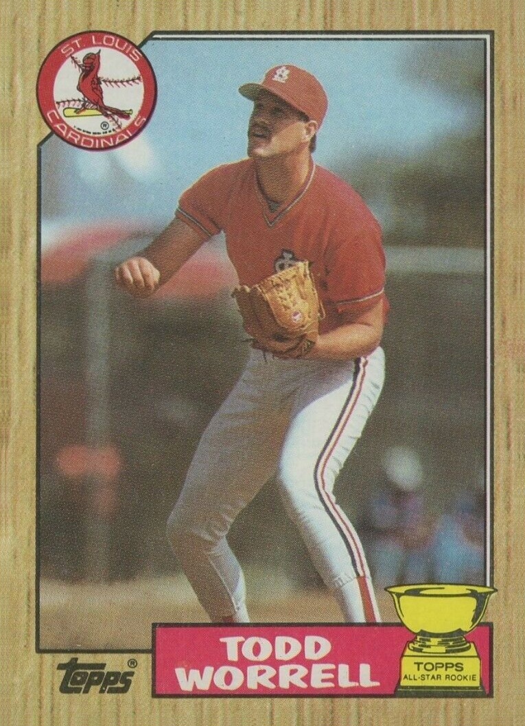 1987 Topps Todd Worrell #465 Baseball Card