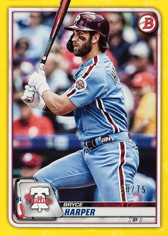 2020 Bowman Bryce Harper #54 Baseball Card