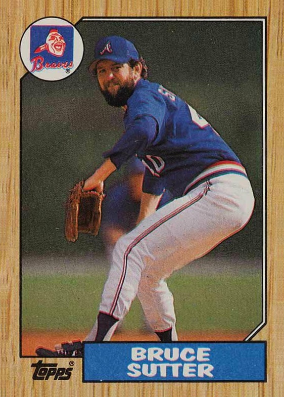 1987 Topps Bruce Sutter #435 Baseball Card