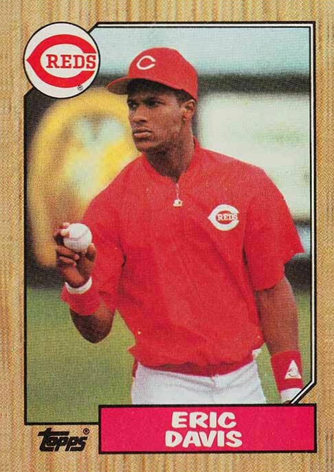 1987 Topps Eric Davis #412 Baseball Card