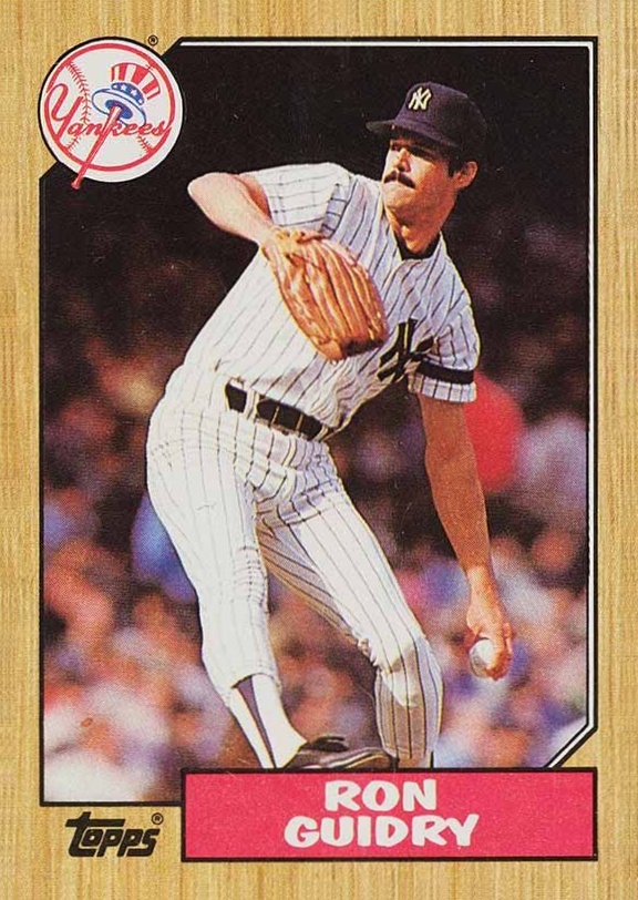 1987 Topps Ron Guidry #375 Baseball Card