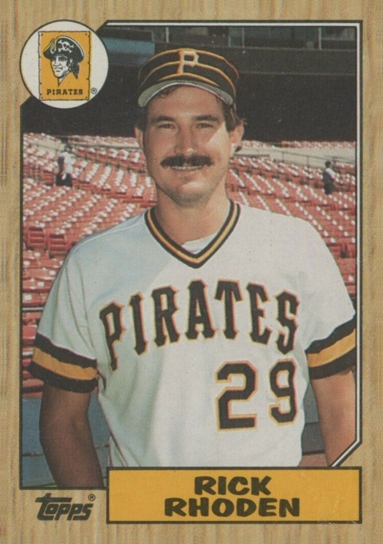 1987 Topps Rick Rhoden #365 Baseball Card