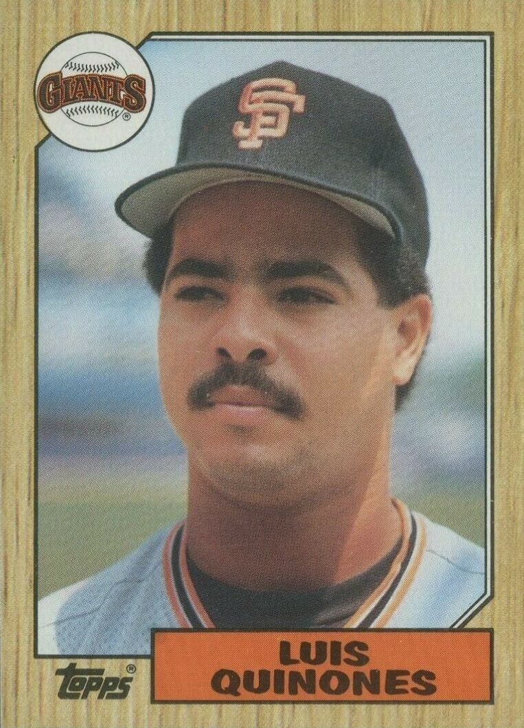 1987 Topps Luis Quinones #362 Baseball Card