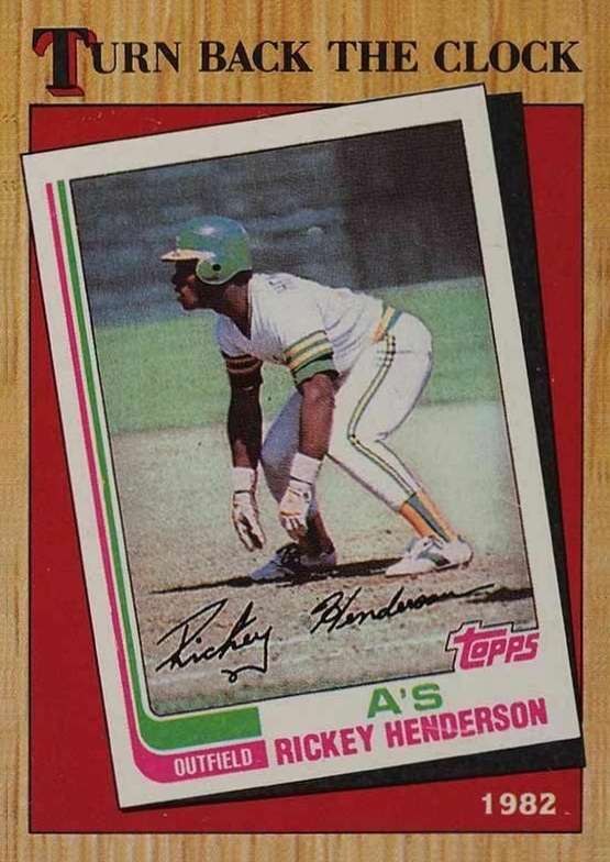 1987 Topps Rickey Henderson #311 Baseball Card