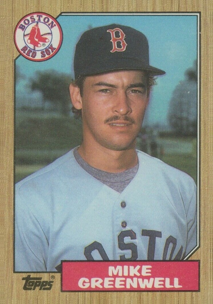 1987 Topps Mike Greenwell #259 Baseball Card