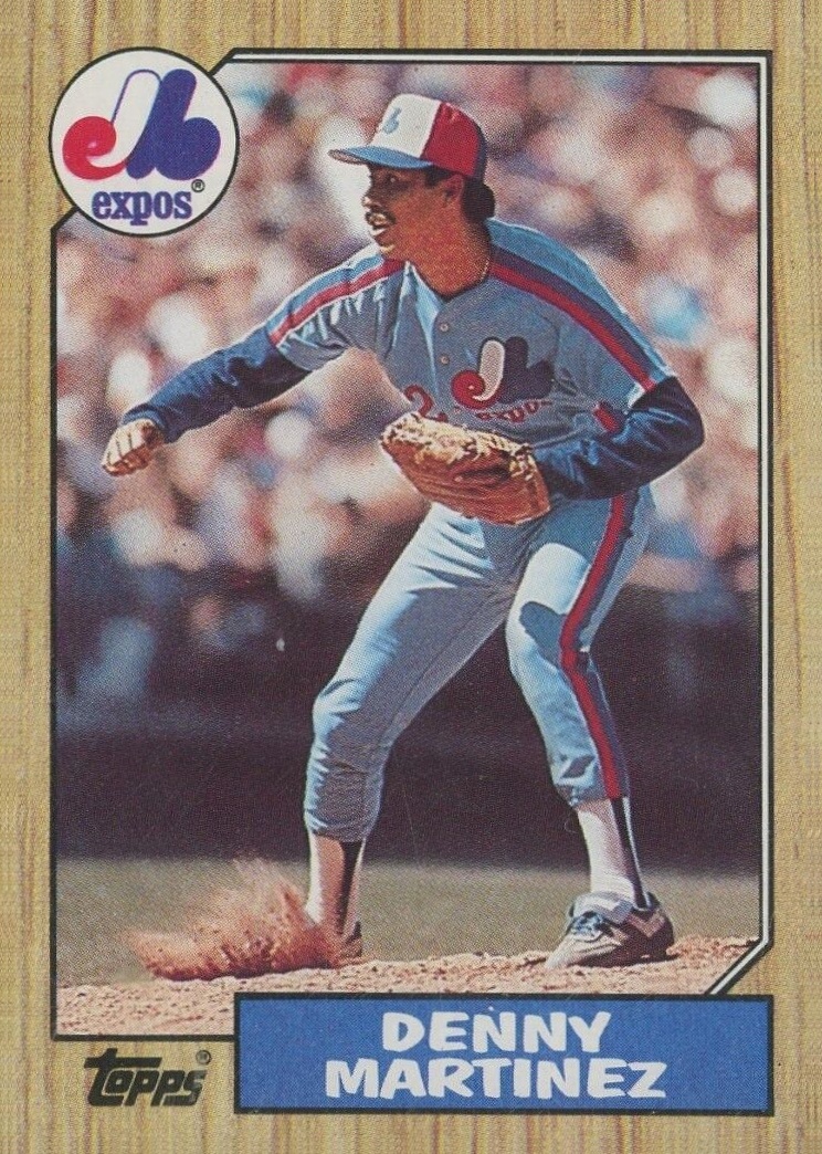 1987 Topps Denny Martinez #252 Baseball Card