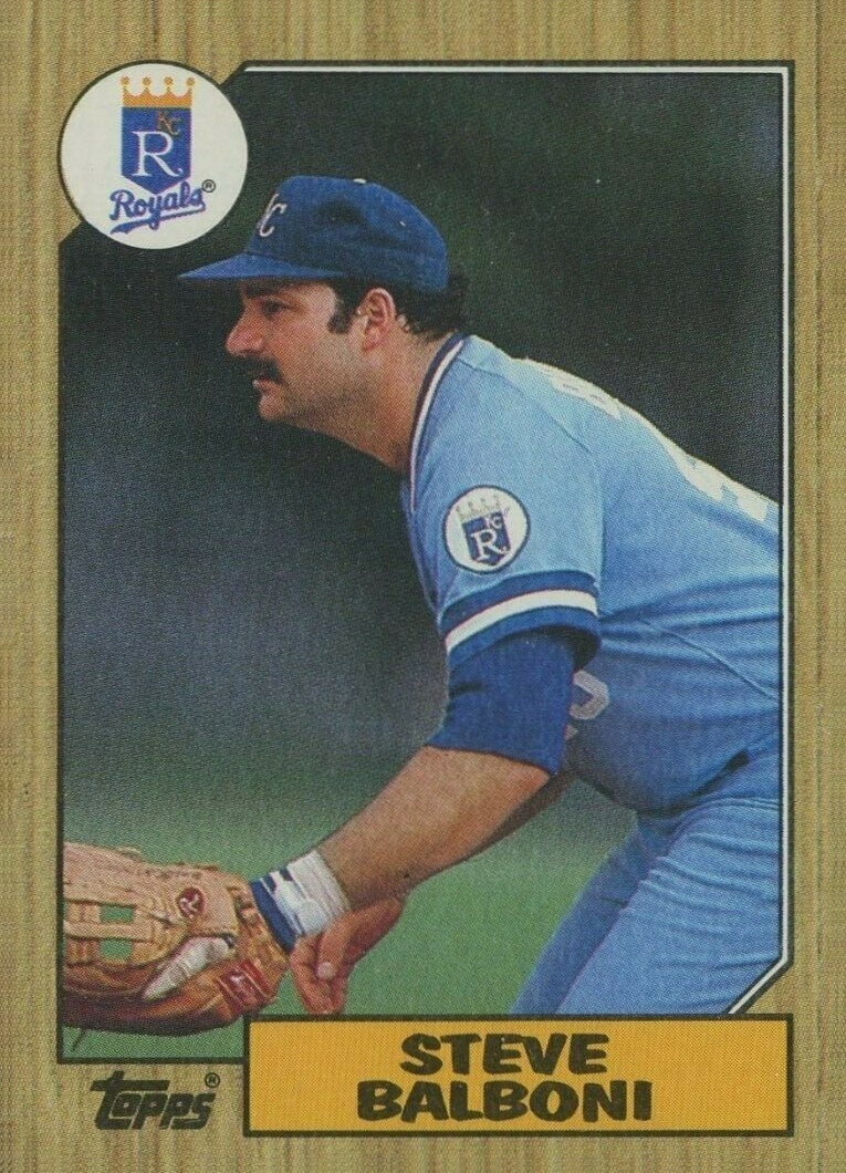 1987 Topps Steve Balboni #240 Baseball Card