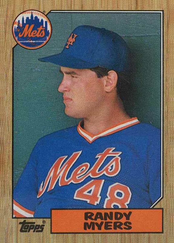 1987 Topps Randy Myers #213 Baseball Card