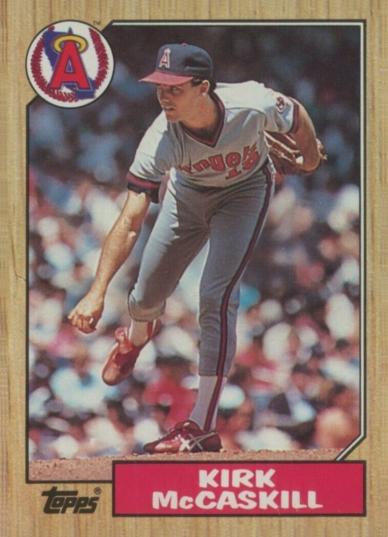 1987 Topps Kirk McCaskill #194 Baseball Card