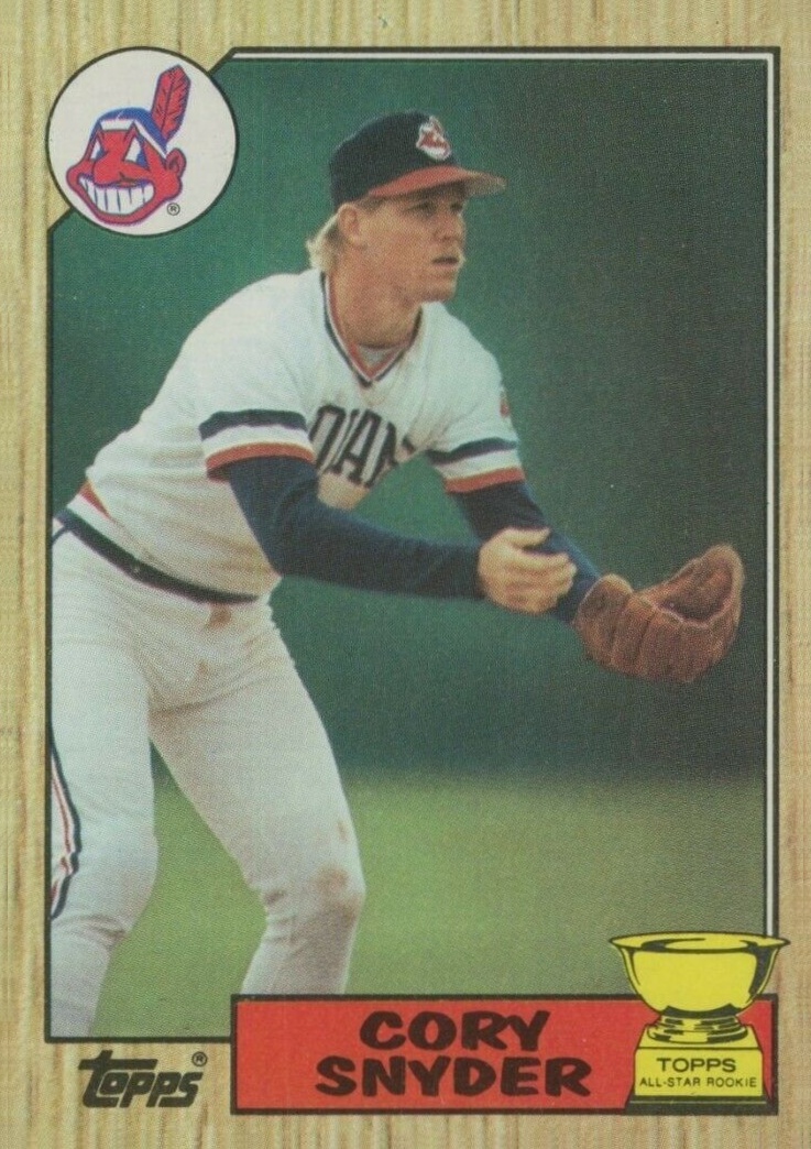 1987 Topps Cory Snyder #192 Baseball Card
