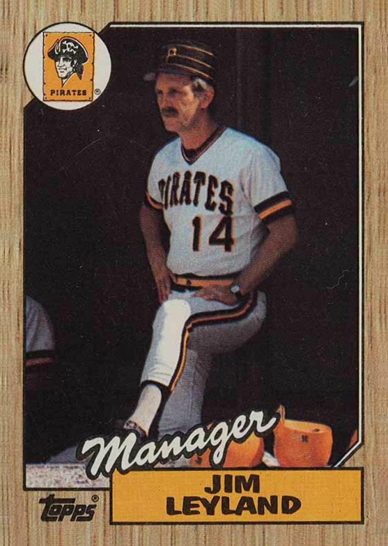 1987 Topps Jim Leyland #93 Baseball Card