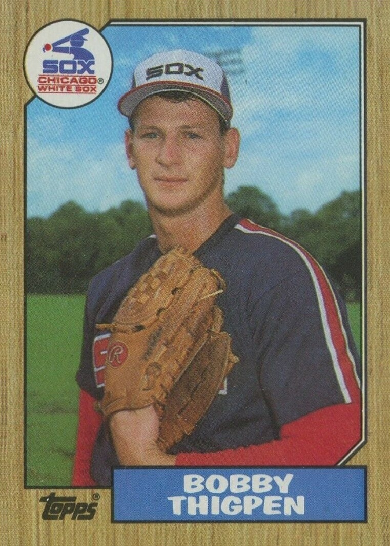 1987 Topps Bobby Thigpen #61 Baseball Card