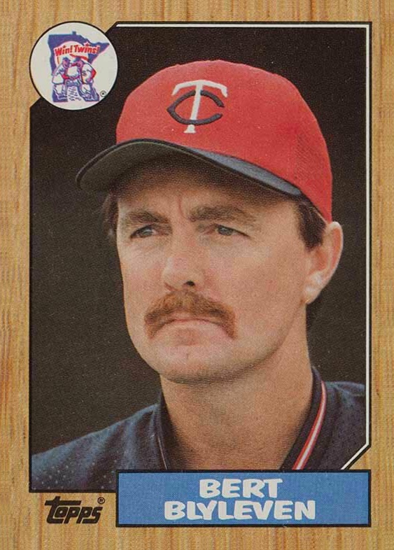 1987 Topps Bert Blyleven #25 Baseball Card